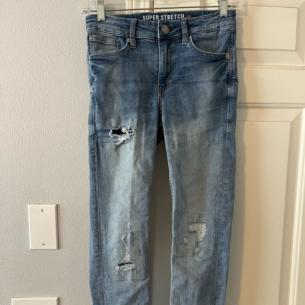 H&M boys stretch distressed jeans